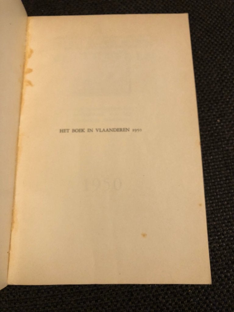 Het boek in Vlaanderen 1950 *reclame boek: Hugo Claus, Nero, Ophalen of Verzenden, Gelezen, België
