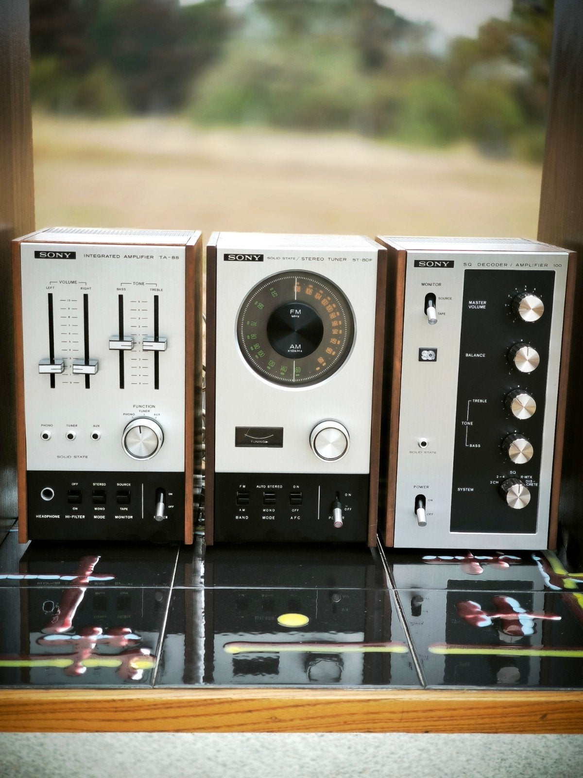 , SQA-100-decoder, TA-88 geïntegreerd, Audio, Tv en Foto, Luidsprekerboxen, Ophalen, Zo goed als nieuw, Stereo speakers, Sony