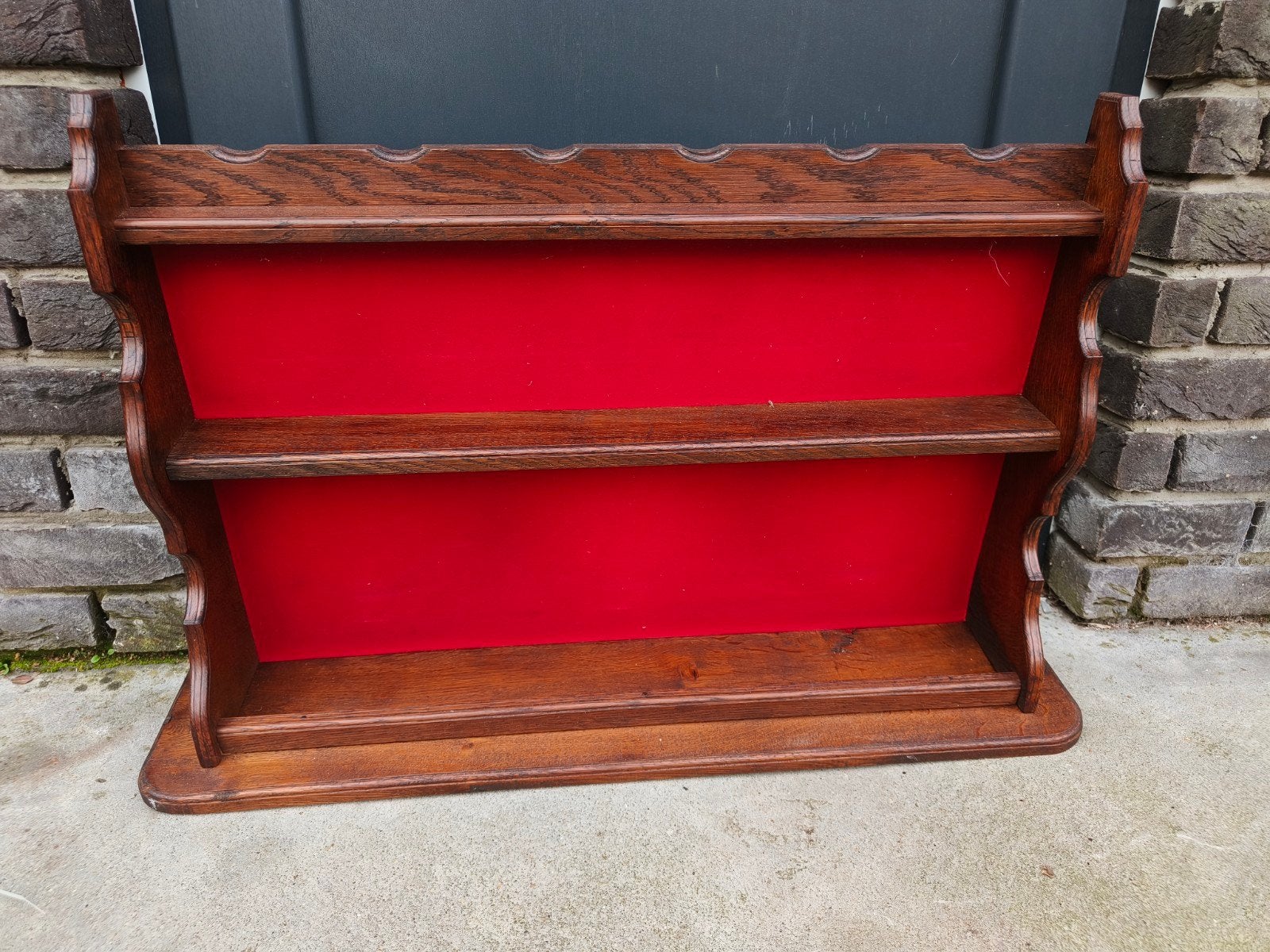 vintage houten wandrek, Ophalen