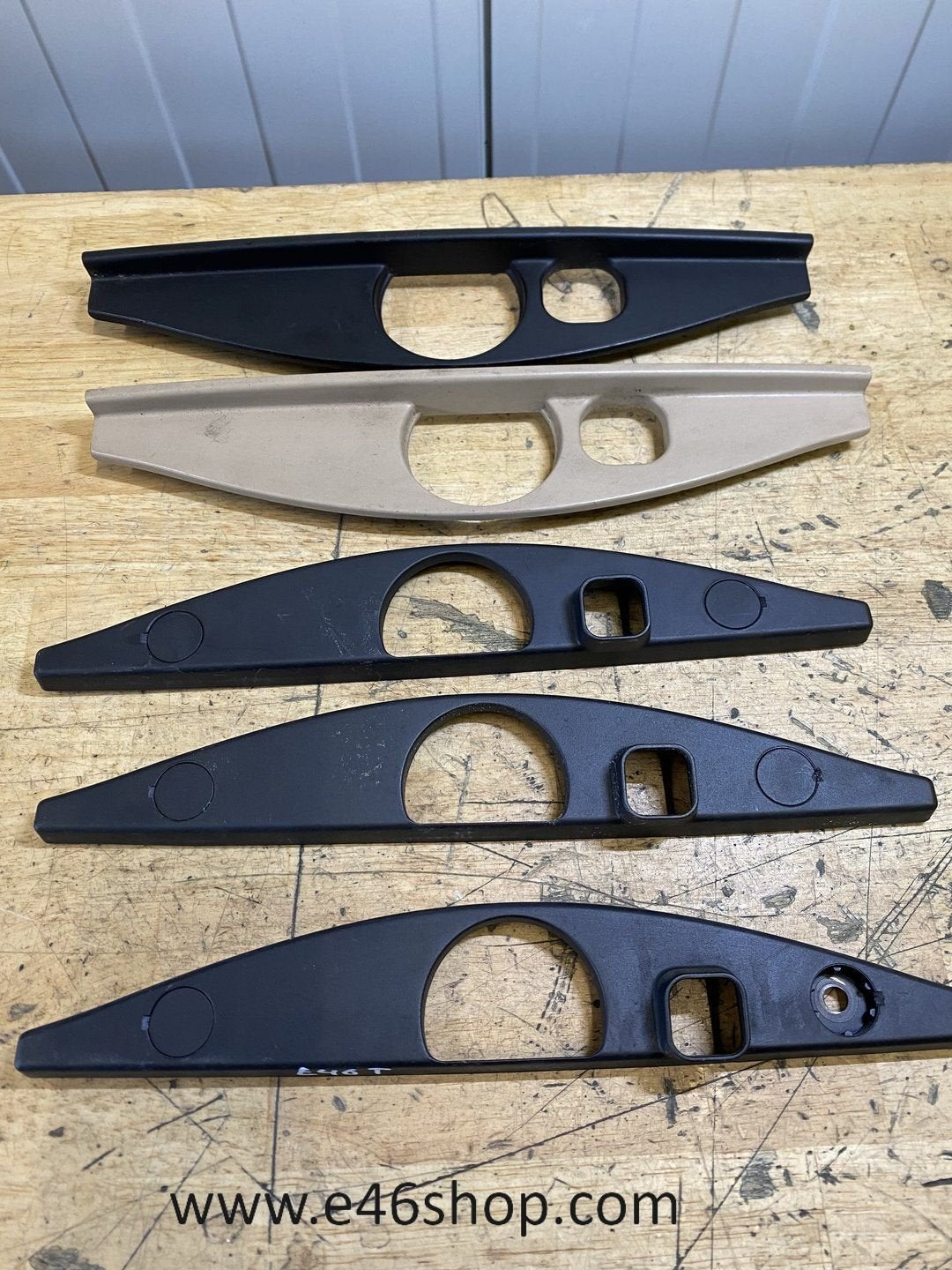 PLASTIC PLAATJE ACHTERKLEP BMW E46 TOURING, Gebruikt, -, -, Ophalen of Verzenden