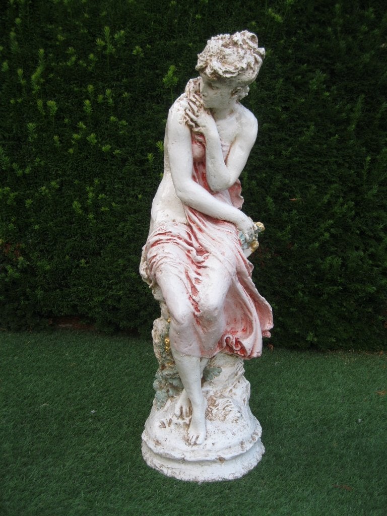 Statue Mathurin Moureau - Printemps, Enlèvement, Comme neuf, Humain