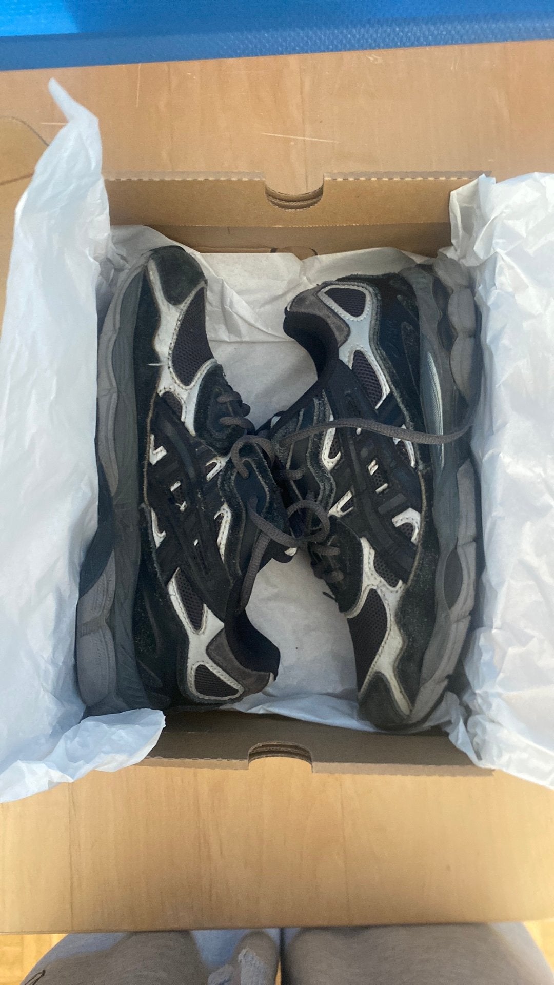 Asics gel, Kleding | Heren, Ophalen of Verzenden, Zo goed als nieuw, Zwart