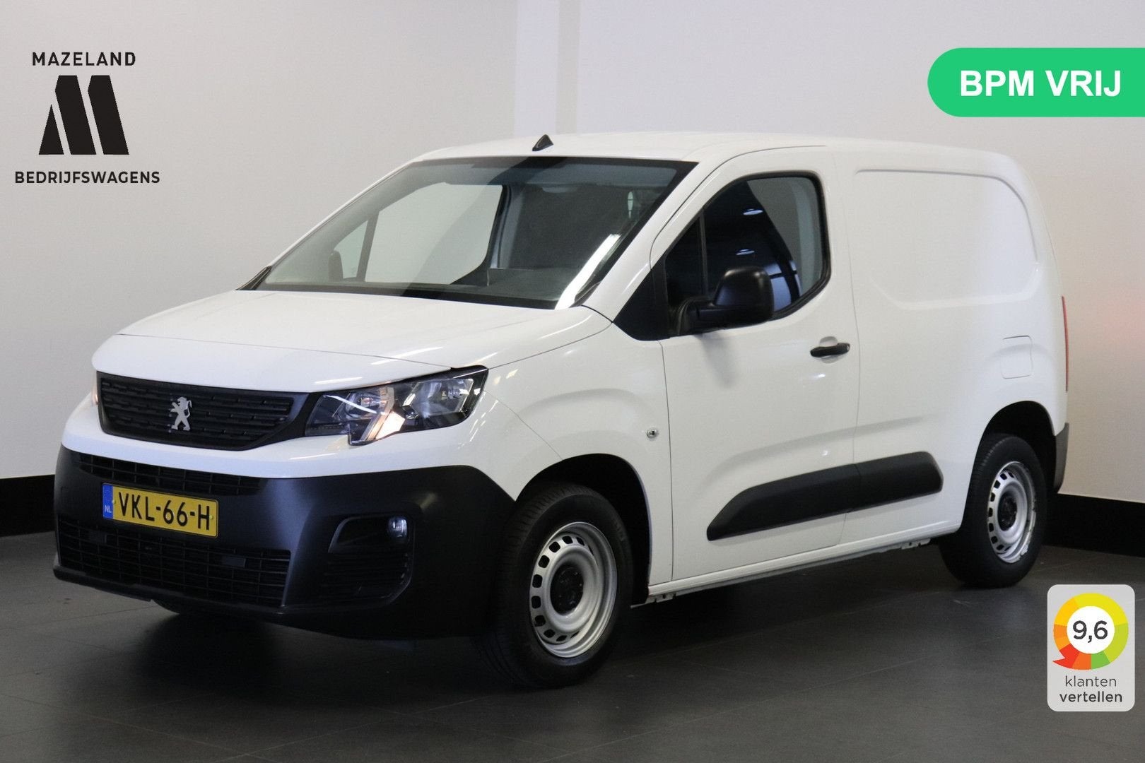 Peugeot Partner 1.2 PureTech 110PK Benzine! EURO 6 - Airco -, Achat, Entreprise, Electronic Stability Program (ESP), Blanc