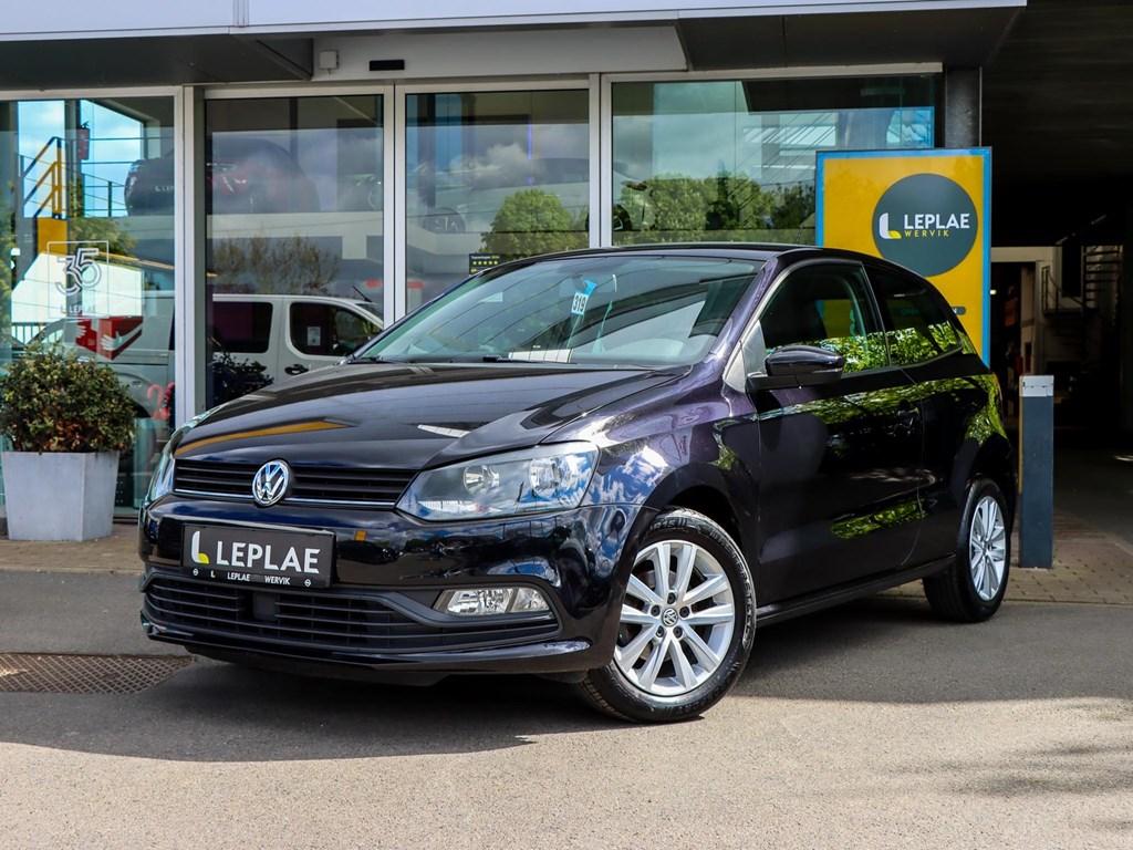 Volkswagen Polo 3DR 1.0 75PK MT5 |ALU VELG|AIRCO|, Auto's, Volkswagen, 75 pk, Zwart, https://public.car-pass.be/vhr/58b4c3a6-7cd8-40dc-a2f8-3ea5d65bf75b