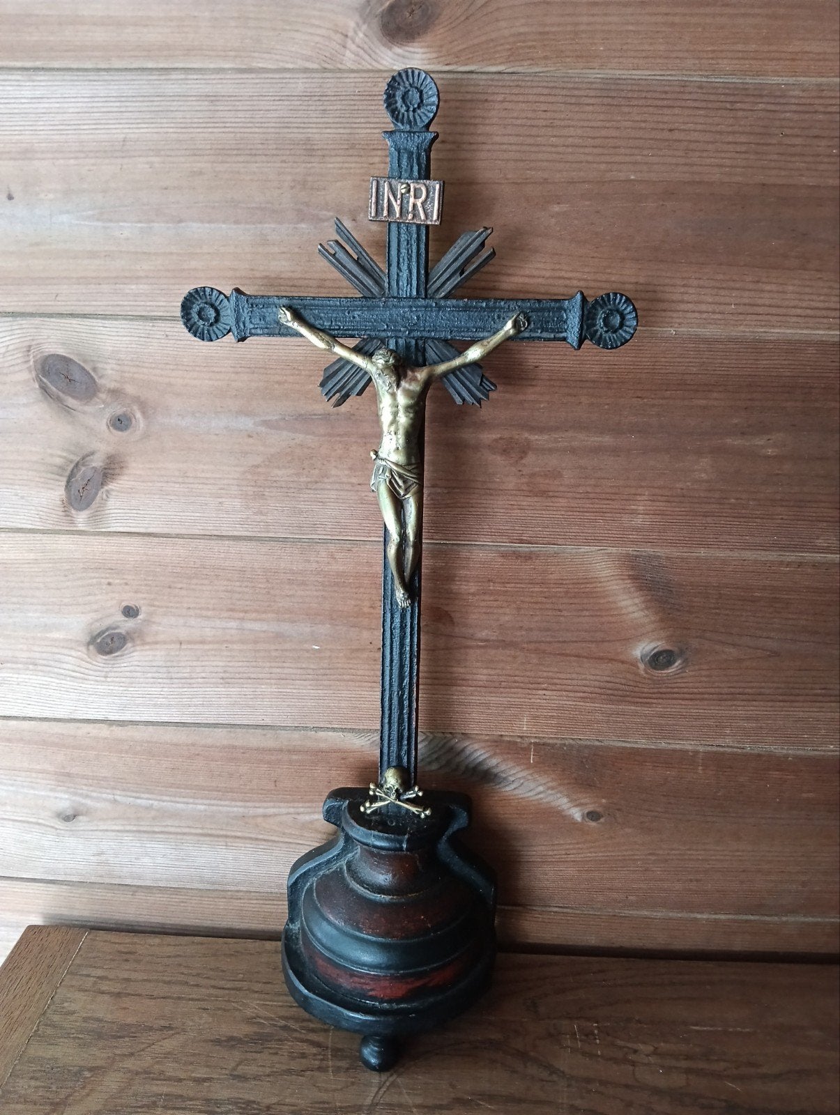 Croix d'autel du XVIIIe siècle, Antiquités & Art, Enlèvement ou Envoi