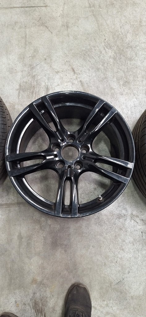 BMW zwarte 18 inch velgen, Ophalen, Gebruikt, 18 inch, Velg(en)