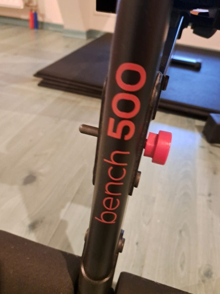 Fitnessbank halterbank Domyos, Sport en Fitness, Ophalen, Gebruikt, Benen, Fitnessbank
