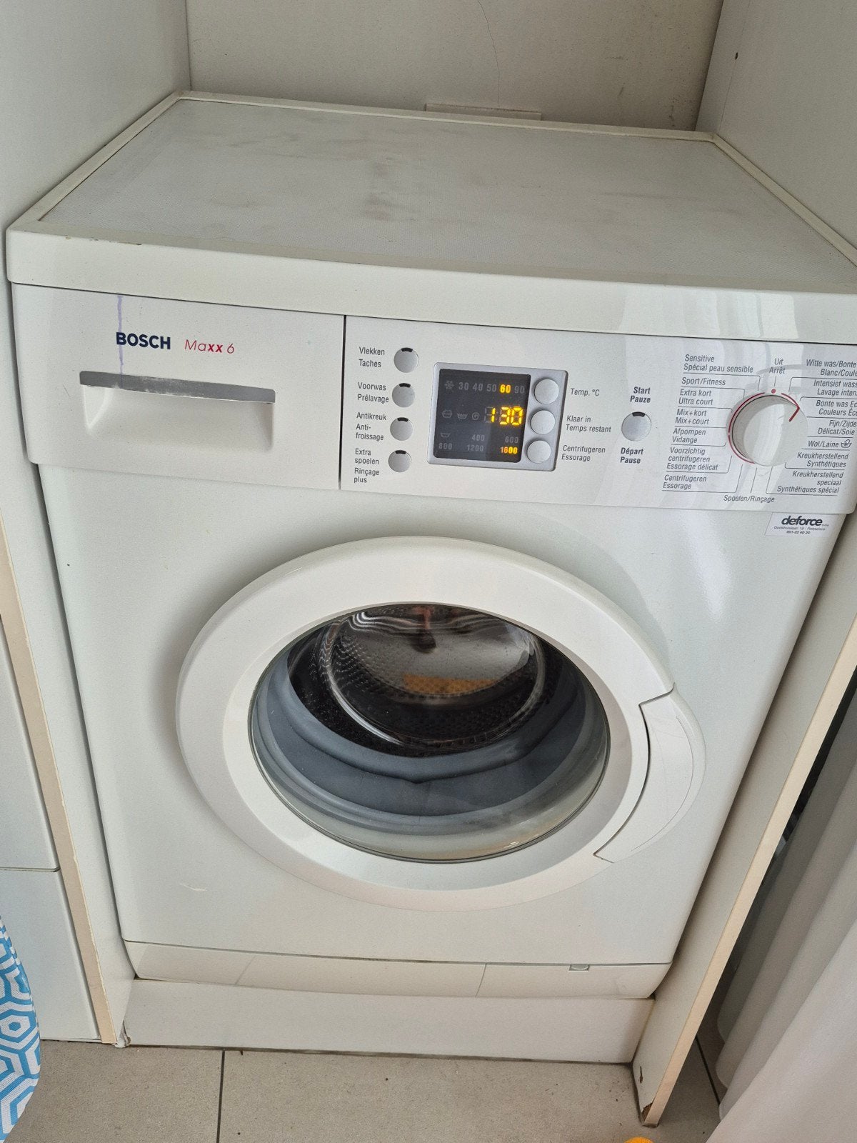 Wasmachine Bosch, Elektronische apparatuur, Ophalen