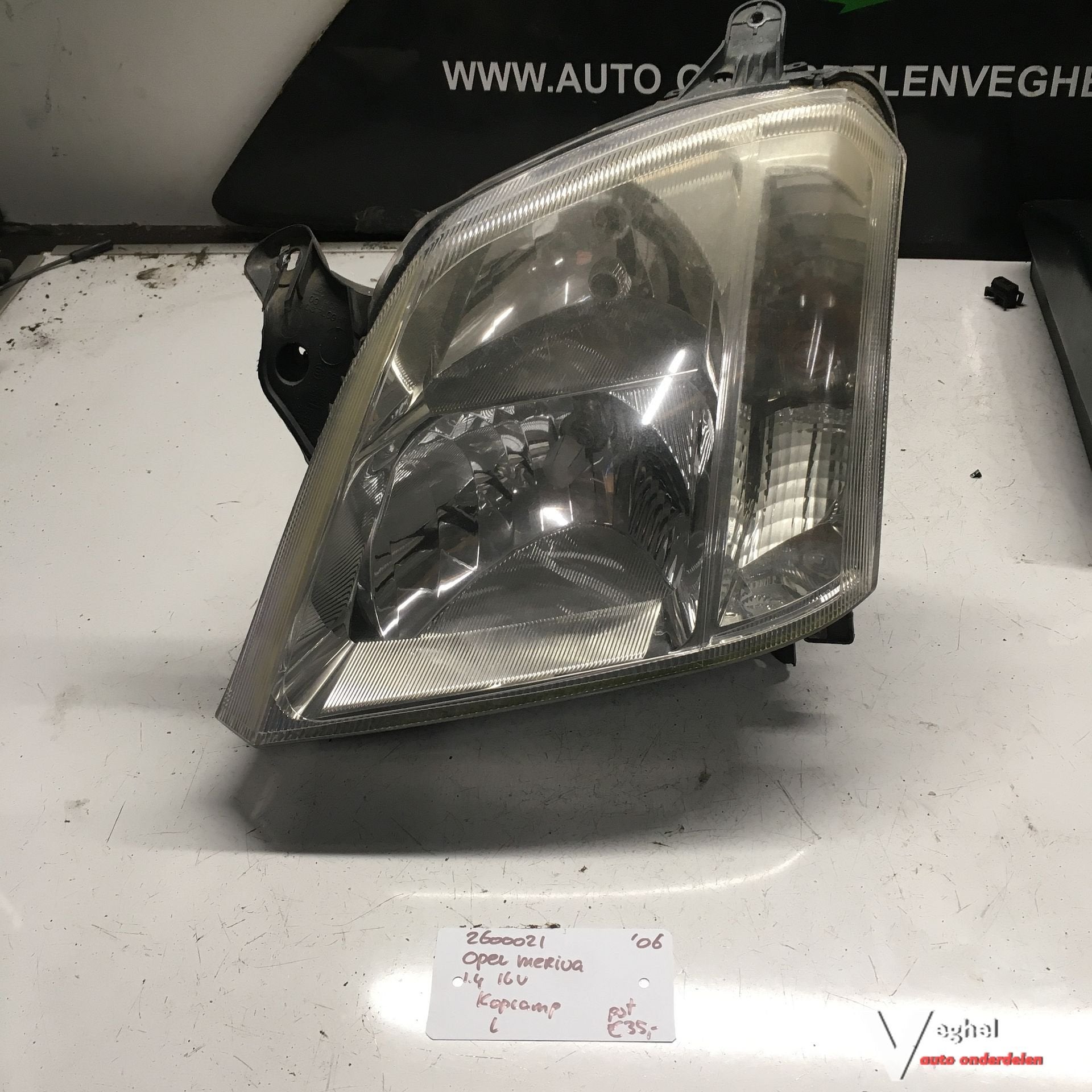 Opel Meriva 1.4 16v 2006 2600021 Koplamp Linksvoor of Rechts, -, Utilisé, -, -