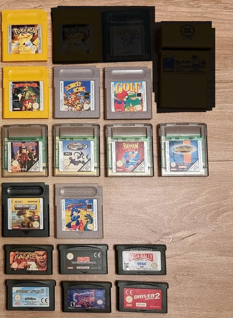 Lot GameBoy spellen, Games en Spelcomputers, Games | Nintendo Game Boy, Ophalen of Verzenden, Gebruikt, Avontuur en Actie