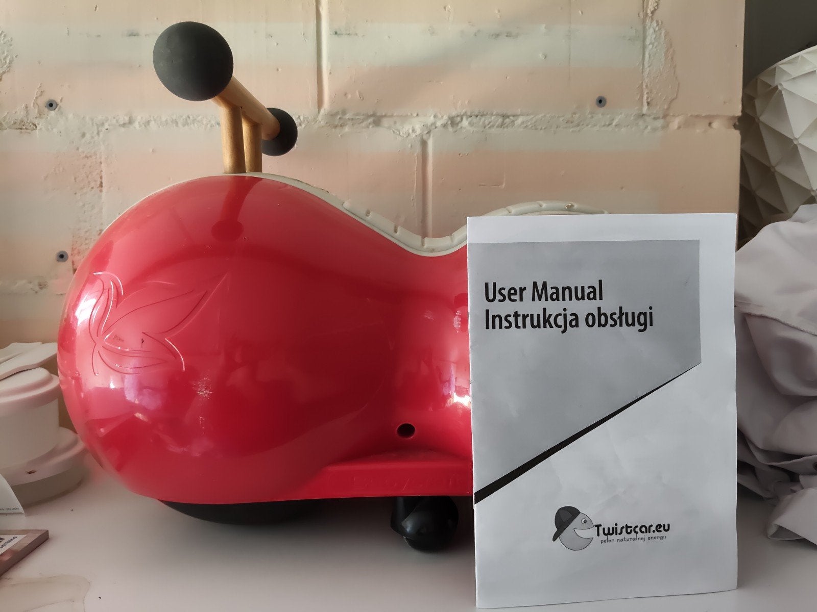 Twistcar 'brommer' loopfiets, Kinderen en Baby's, Speelgoed | Buiten | Voertuigen en Loopfietsen, Ophalen of Verzenden, Loopfiets