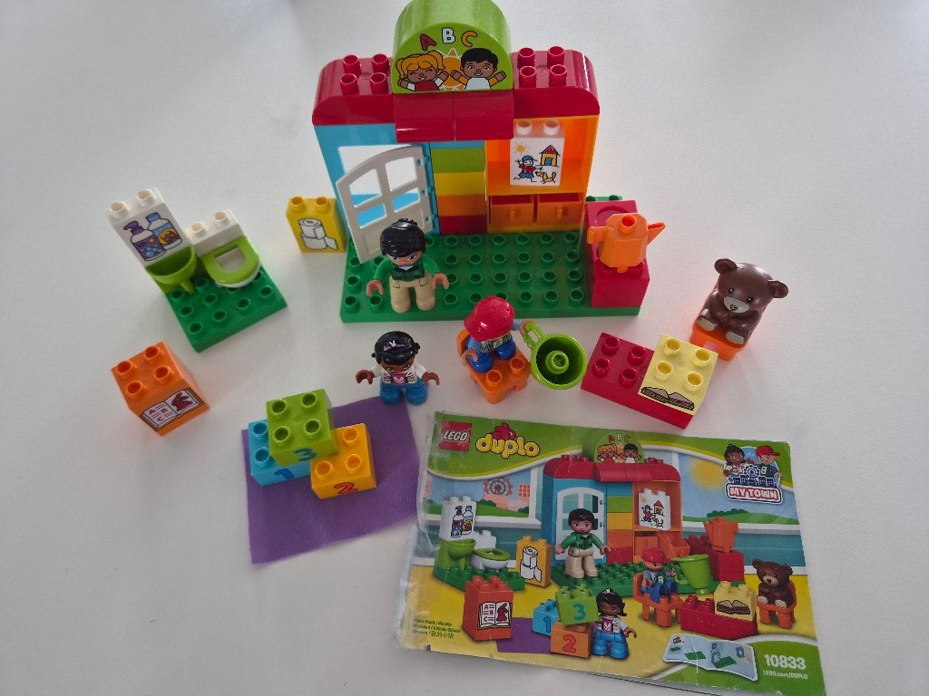 Duplo 10833 kleuterklas, Ophalen, Gebruikt, Inclusief instructies, Duplo