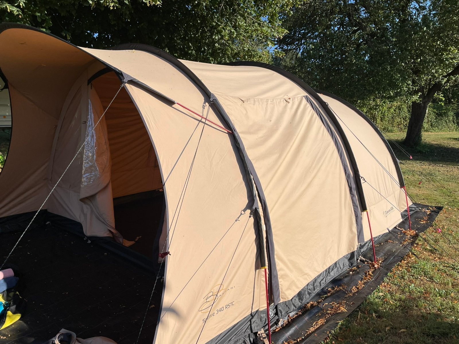 Bardani - Spitfire 340 Deluxe / 5 Persoons Tent, Caravans en Kamperen, Tenten, Ophalen, Zo goed als nieuw, Tot en met 5