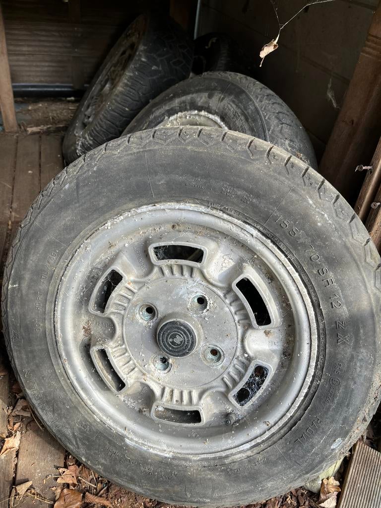 Mini cooper classic 4x MAG velgen 12 inch, Ophalen
