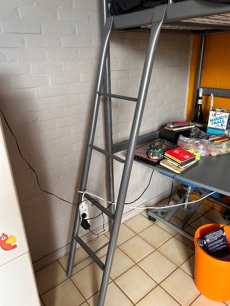 Hoogslaper, Huis en Inrichting, Slaapkamer | Stapelbedden en Hoogslapers, Ophalen, Hoogslaper, Eenpersoons, 160 tot 180 cm