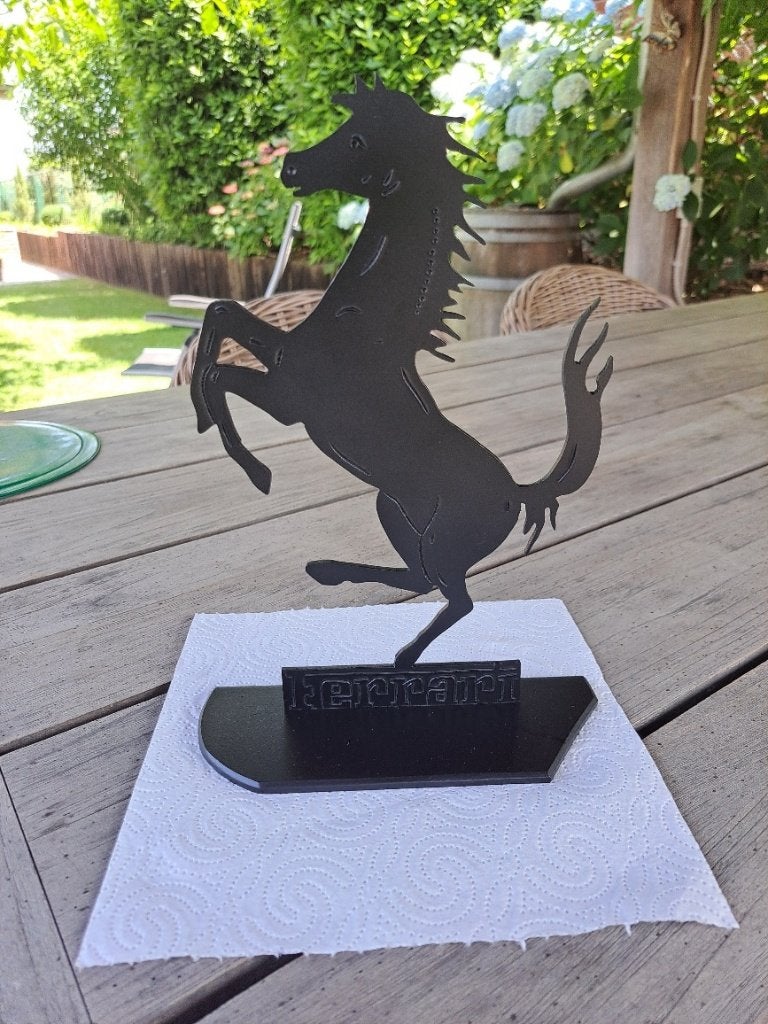FERRARI Cavallino paard in metaal, Ophalen of Verzenden