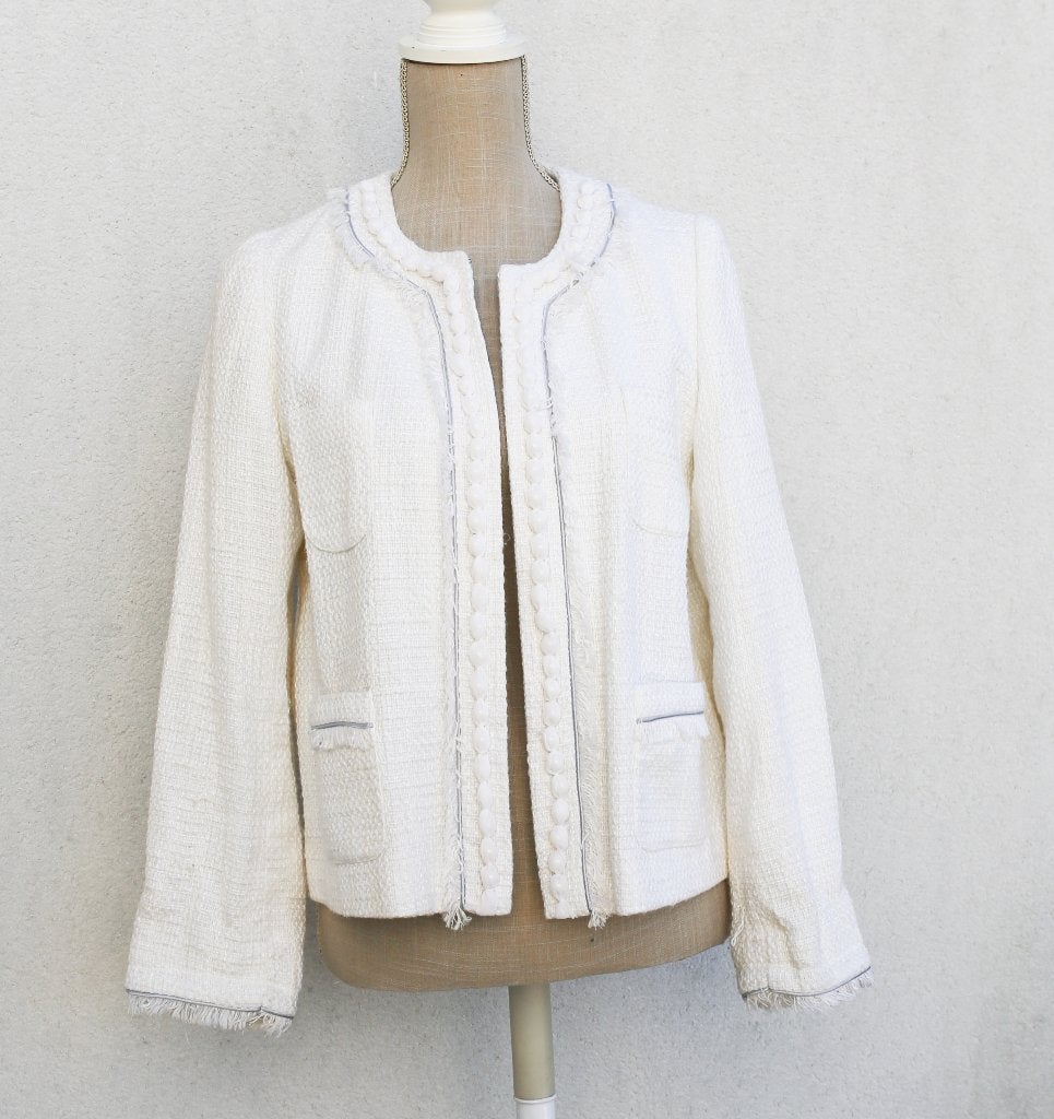 Mooie witte jas/blazer maat M, Kleding | Dames, Jasjes, Kostuums en Pakken, Ophalen of Verzenden, Nieuw, Maat 38/40 (M), Wit