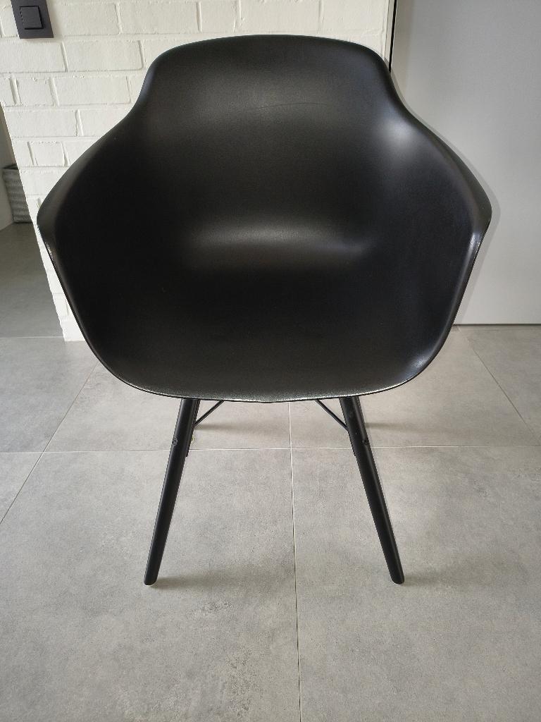 6 sièges baquets noirs, Métal, Comme neuf, Enlèvement, Cinq, Six Chaises ou plus
