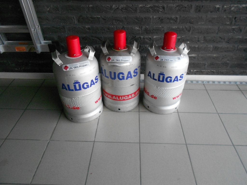 gasfles, Caravans en Kamperen, Kampeeraccessoires, Ophalen, Zo goed als nieuw