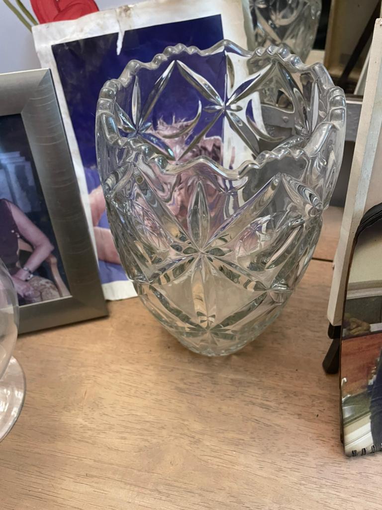 Vase en cristal, Antiek en Kunst, Antiek | Glaswerk en Kristal, Ophalen