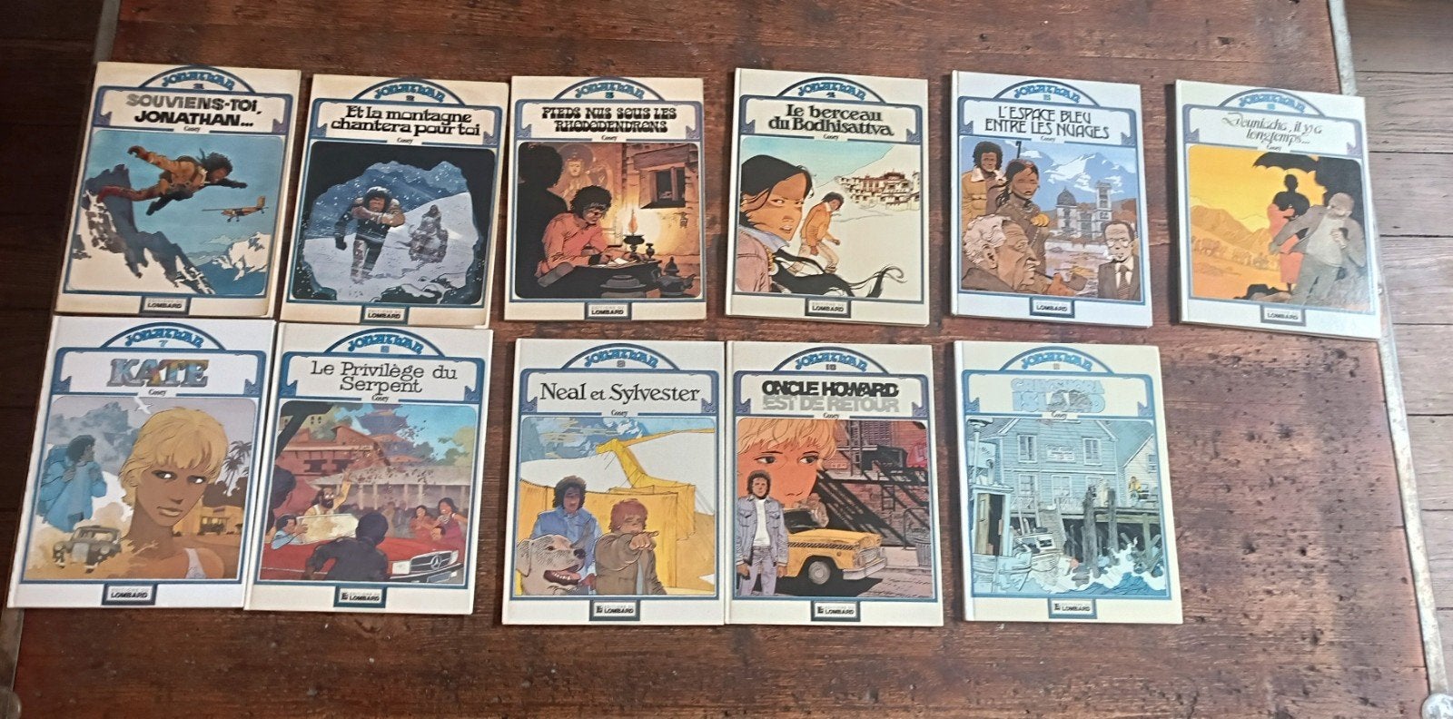 Lot de 11 BD de la série Johnathan, Plusieurs BD, Enlèvement ou Envoi, Utilisé, Cosey