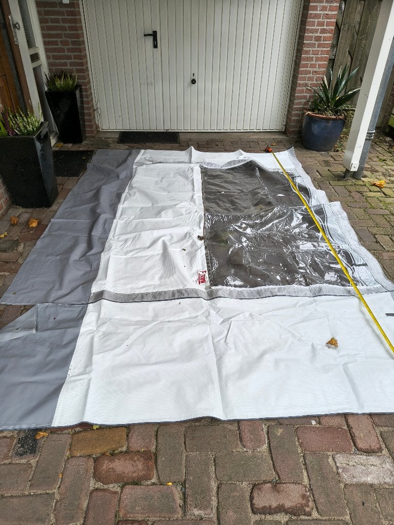Fiamma voorwand 320 cm  en zijwanden 200 cm zgan, Ophalen, Zo goed als nieuw, PVC, Fiamma