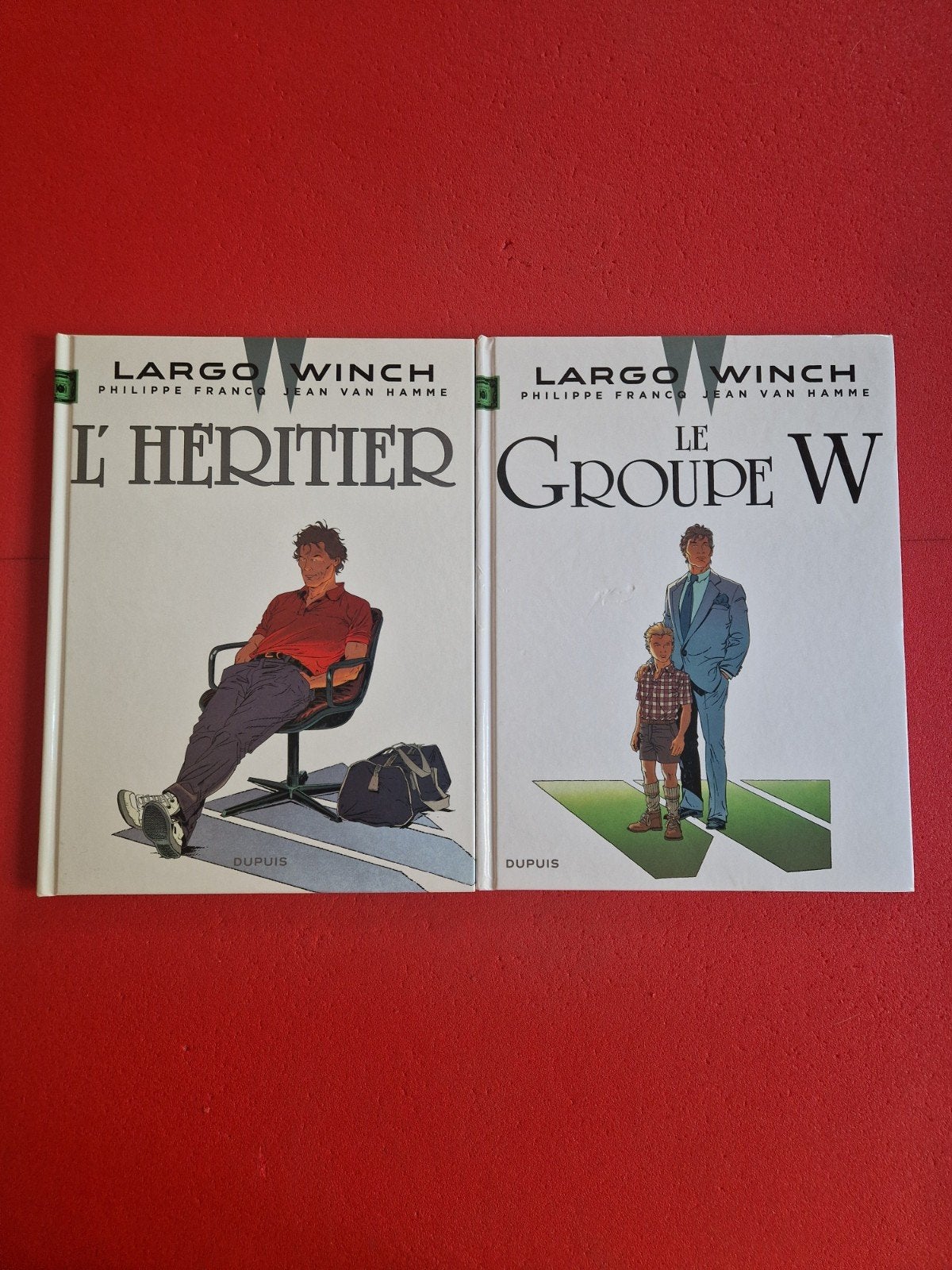 lot de 2 bd largo winch 1 et 2 (grand format), Ophalen of Verzenden