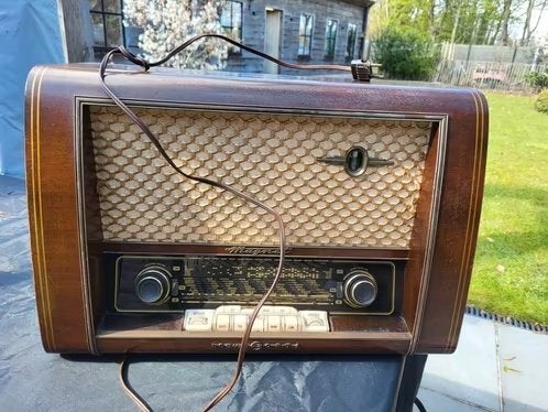 Magnifique aimant Loewe-Opta pour radio à tube vintage, Enlèvement