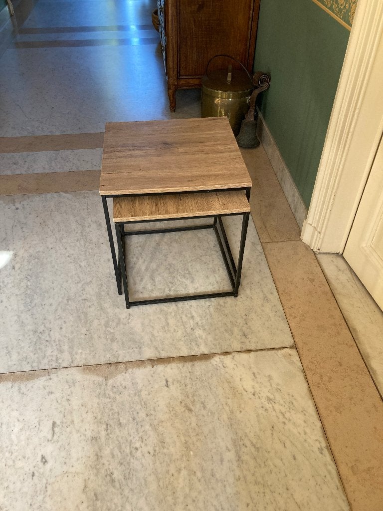 2 petites tables gigognes, Enlèvement, Comme neuf, Moins de 55 cm, 45 à 60 cm
