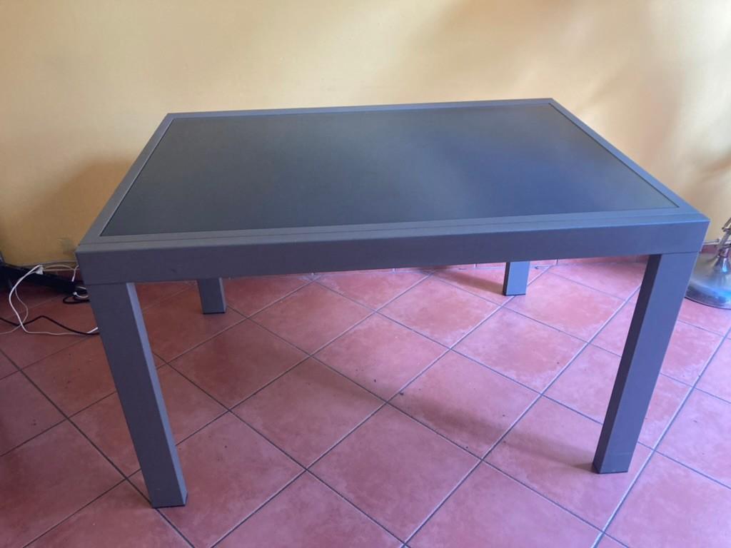 Table verre extensible 125x90, 275x90 cm, Verre, Enlèvement, Utilisé, 50 à 100 cm