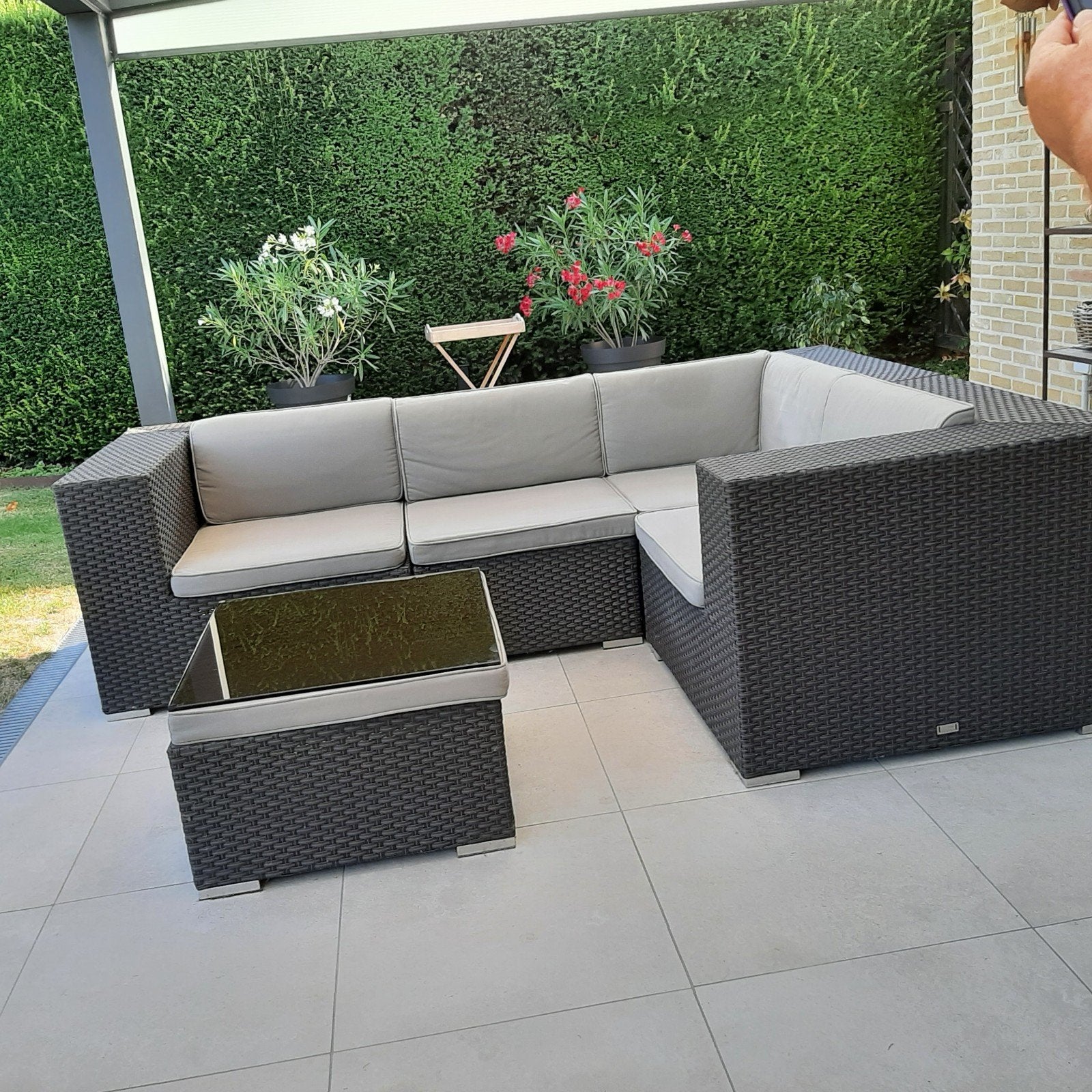 Set de salon, Comme neuf, Synthétique, Sets de jardin, Enlèvement