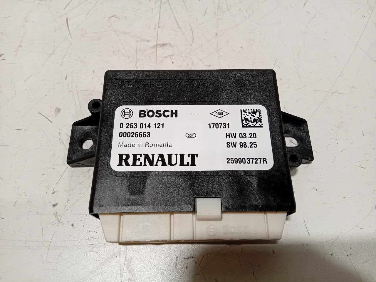 Computer park distance control Renault Captur, Onderdelen@venauto.nl, Van der Ven Autorecycling B.V., Gebruikt, Ettenseweg 76, 4706 PB Roosendaal, The Netherlands