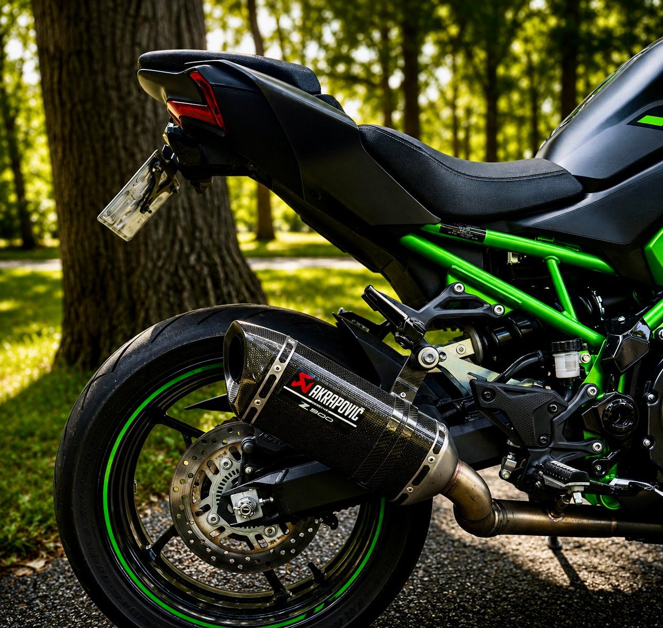 Akrapovic uitlaat Z900, Particulier