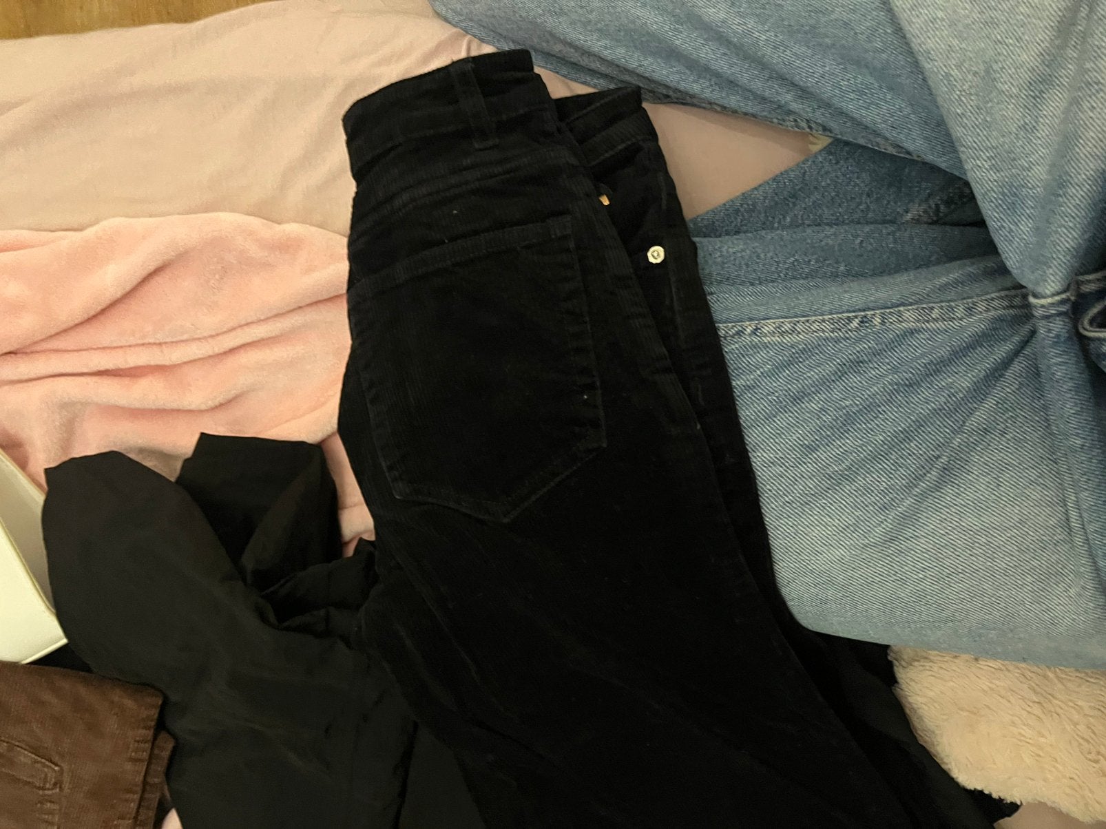 Zwarte floure broek, Enlèvement, Comme neuf