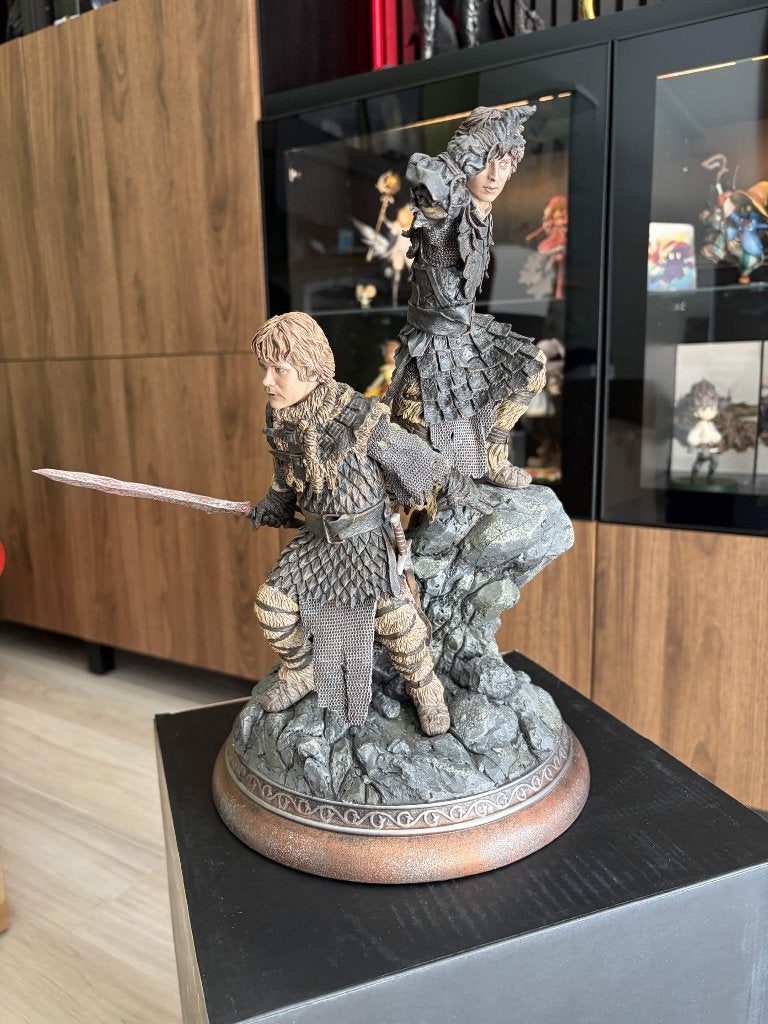Sideshow Lord of the rings Frodo and Sam, Enlèvement ou Envoi, Comme neuf, Statue ou Buste
