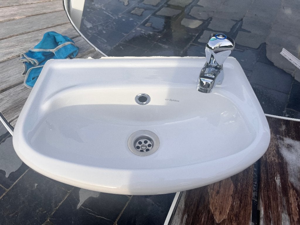 lavabo, Ophalen, Gebruikt, Steen, Kraan