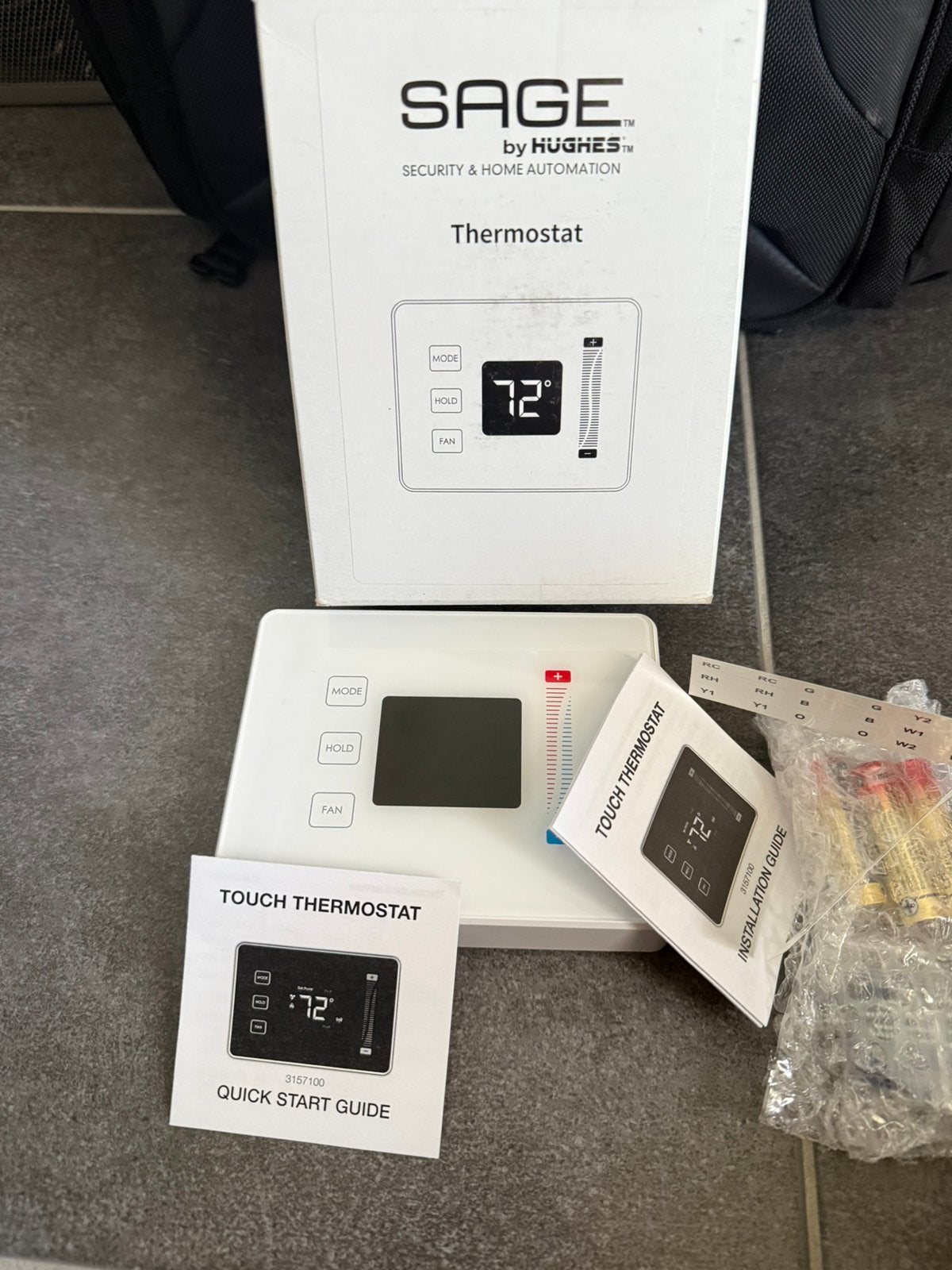 Touch thermostat, Bricolage & Construction, Thermostats, Enlèvement ou Envoi