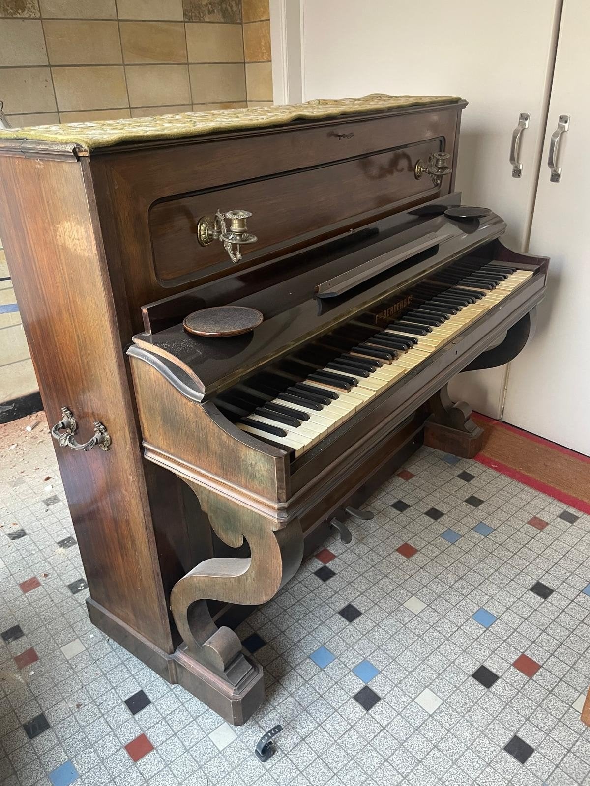 Piano voor barkast of restauratie, Musique & Instruments, Pianos, Enlèvement, Piano