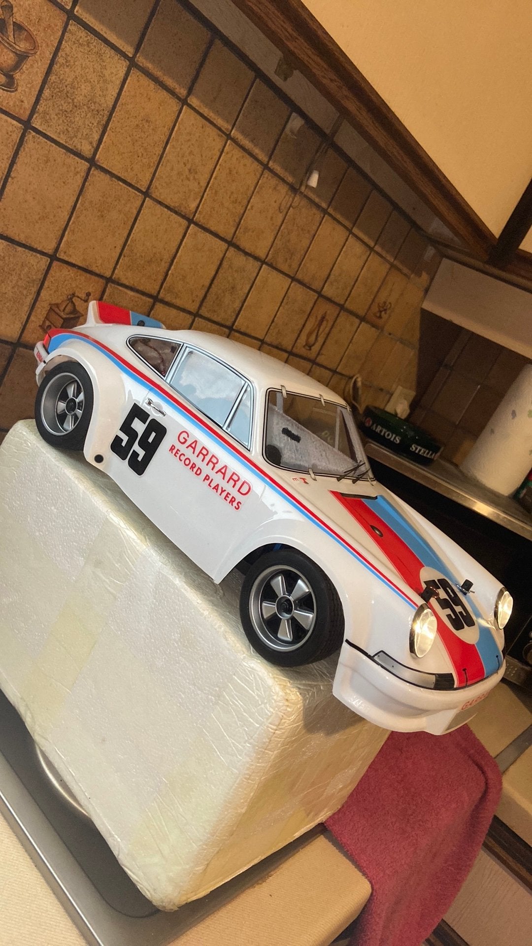 RC HPI PORSCHE CARRERA RSR “ 1973 Brumos “, Elektro, Nieuw, Ophalen of Verzenden, Schaal 1:10
