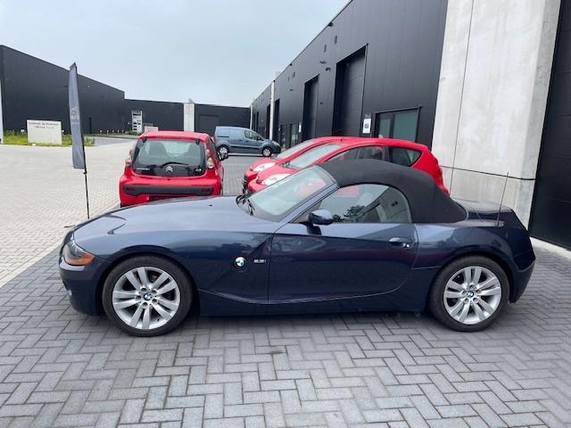 Bmw Z4 2.5I 6 Cilinder, Toledoblauw metallic, Elektrisch dak, Auto's, BMW, Achterwielaandrijving, Zwart, 2494 cc, Cabriolet