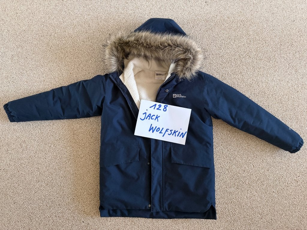 Winterjassen kinderen, Ophalen, Zo goed als nieuw, Maat 128