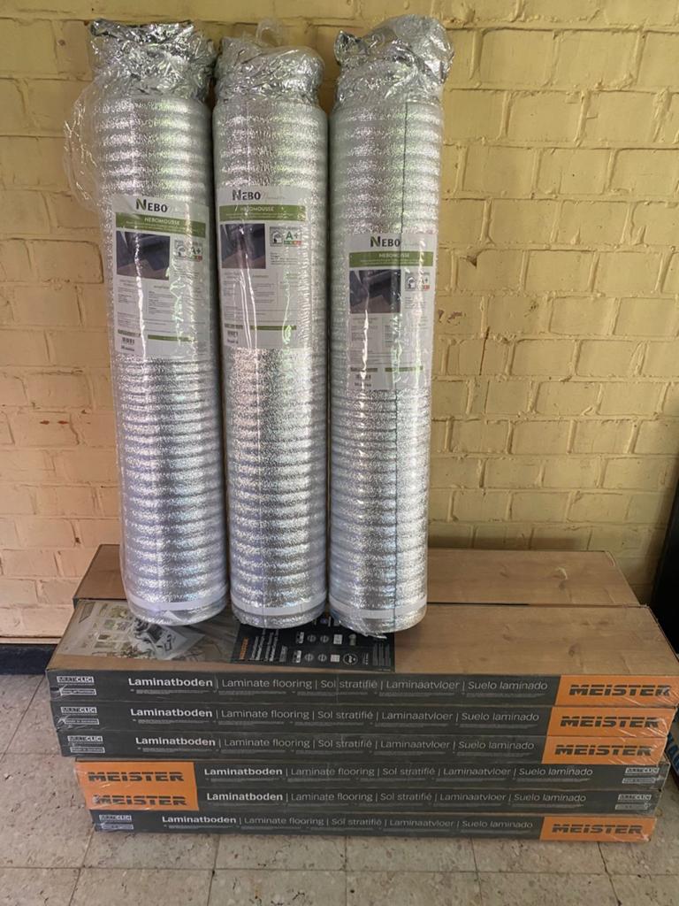 Laminaat en ondergrond, Doe-het-zelf en Bouw, Ophalen
