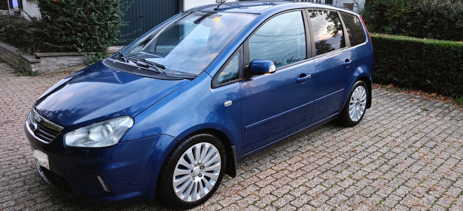 ford c-max 2.0i automaat, Auto's, Zwart, Blauw, Bedrijf, 5 zetels