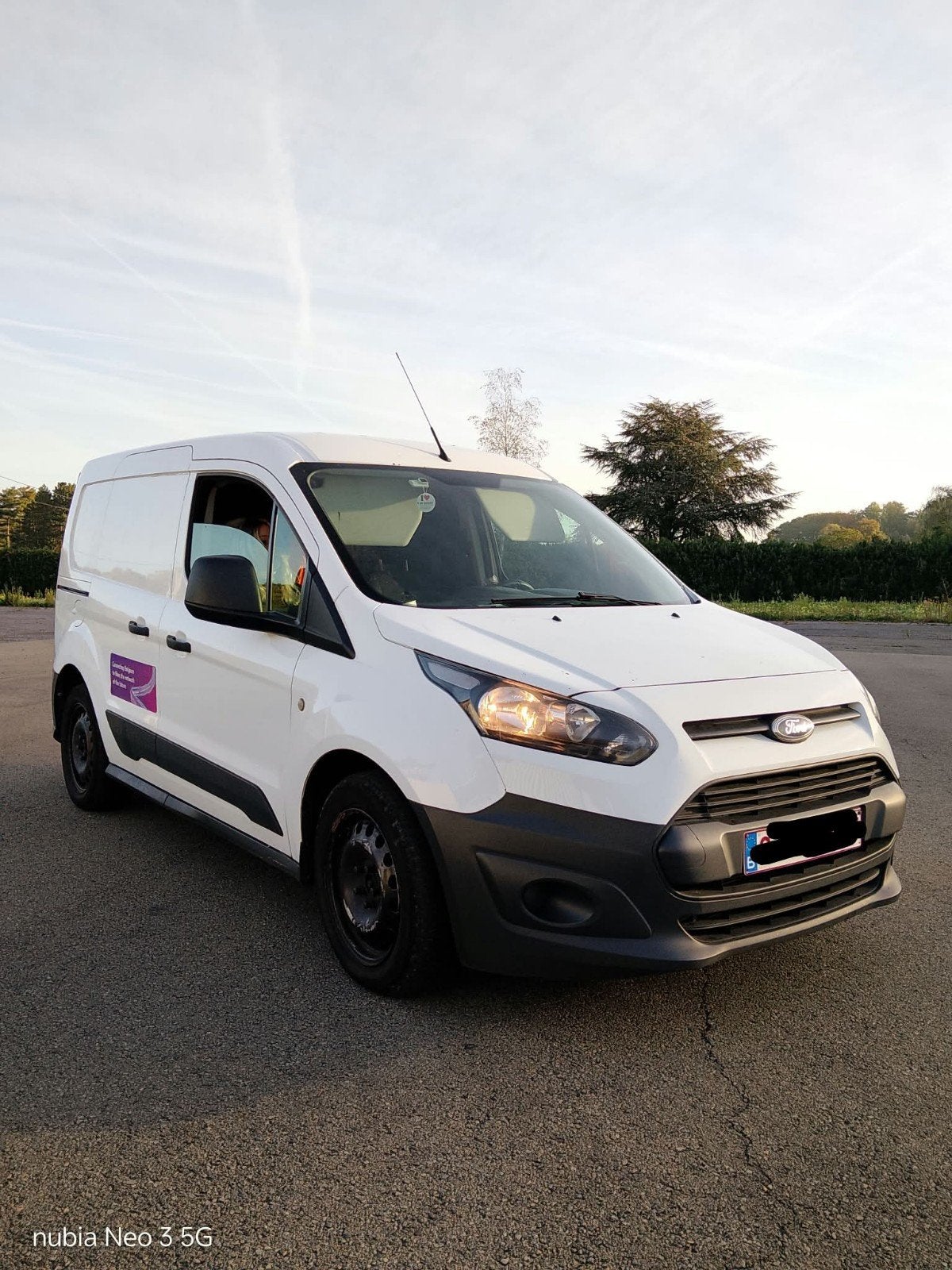 ford transit contect 2015 1.6tdci 3zitplaatsen, Autos, Euro 5, 3 places, Boîte manuelle, 5 portes