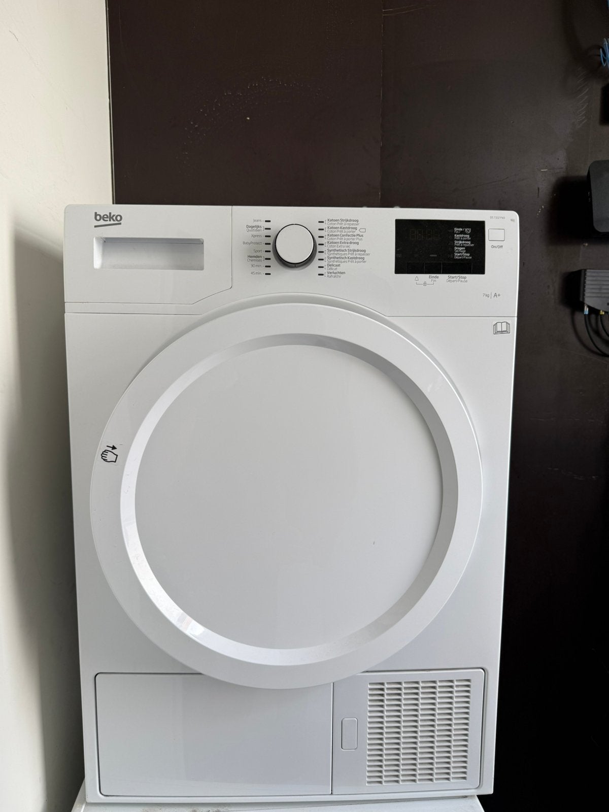 Warmtepomp droogkast 7kg Beko, Elektronische apparatuur, Ophalen, Zo goed als nieuw