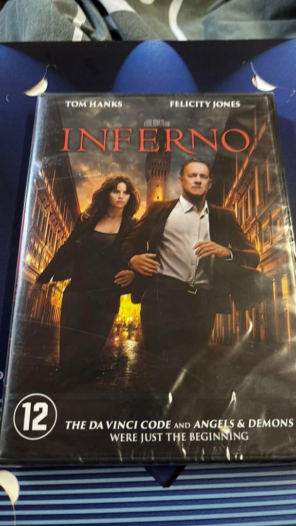 Inferno - Tom Hanks- Sealed  DVD - Nl & Fr subtitles, Cd's en Dvd's, Ophalen of Verzenden, Zo goed als nieuw