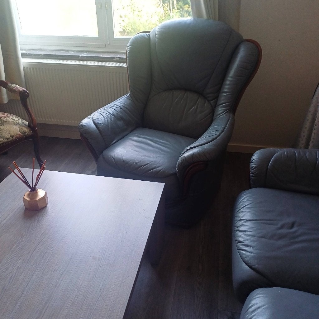 Salon en cuir, 75 à 100 cm, En cuir, Banc droit, Enlèvement