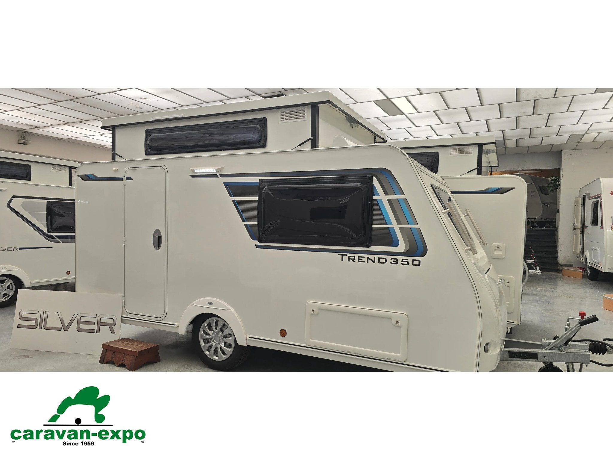 SILVER TREND 350, Caravans en Kamperen, Caravans, Overige merken, Tot en met 2, Bedrijf, 750 - 1000 kg