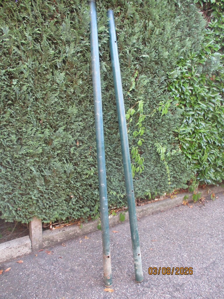 2 Palen voor tuinpoort, Jardin & Terrasse, Portes de jardin, Enlèvement, Utilisé, Fer, 200 cm ou plus