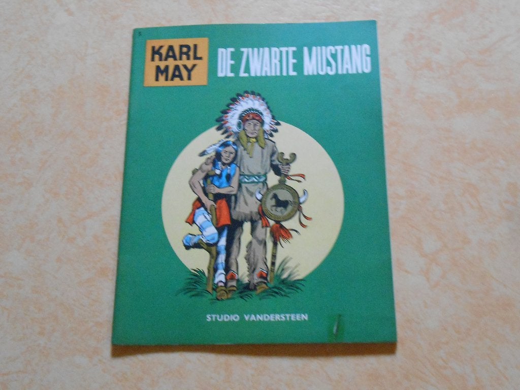Karl May 5 De zwarte mustang 1963 1 ste druk., Boeken, Willy Vandersteen, Eén stripboek, Ophalen of Verzenden, Zo goed als nieuw